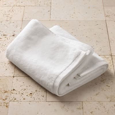 Casaluna Organic Bath Towel, White
