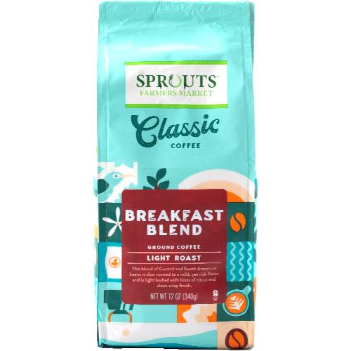 Sprouts Breakfast Blend Light Roast Ground Coffee