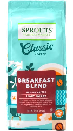 Sprouts Breakfast Blend Light Roast Ground Coffee