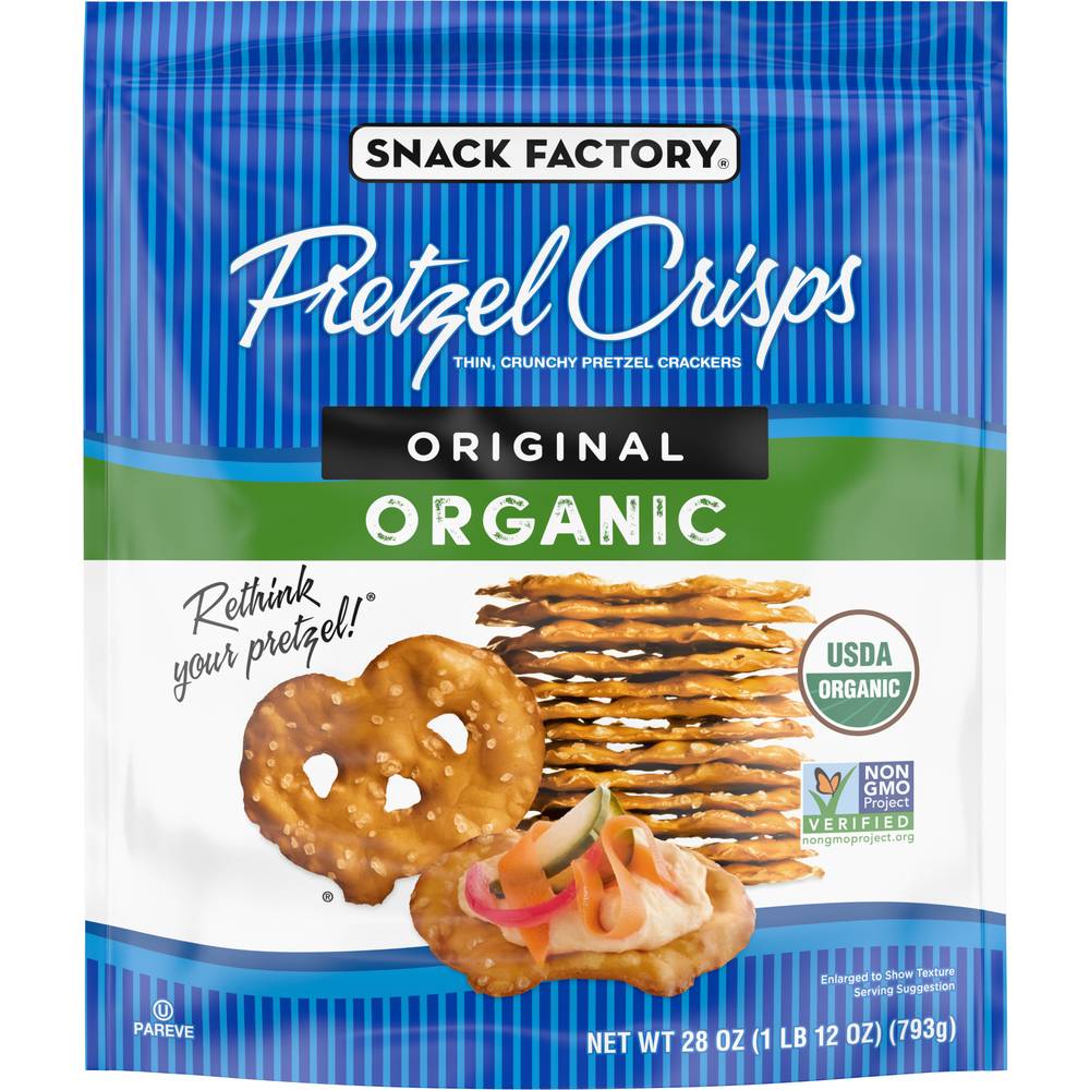 Snack Factory Organic Pretzel Crisps (28 oz)