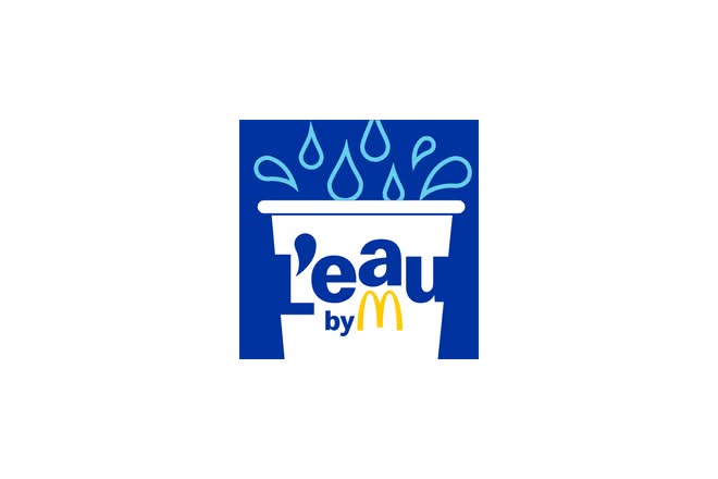 EAU BY McDO PLATE