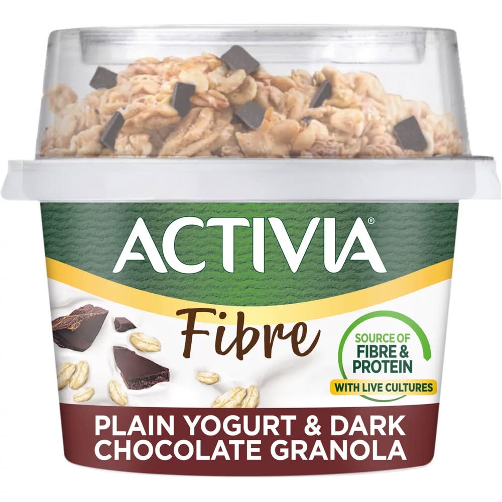 Activia 165g Fibre Topper Chocolate & Granola