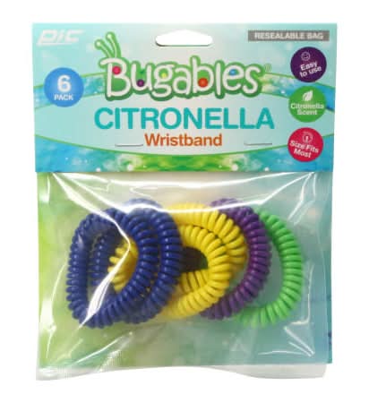 Bugables® Citronella Wristband 6-Pack