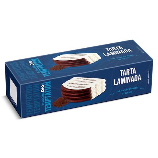 Tarta laminada nata y chocolate Temptation caja 515 g