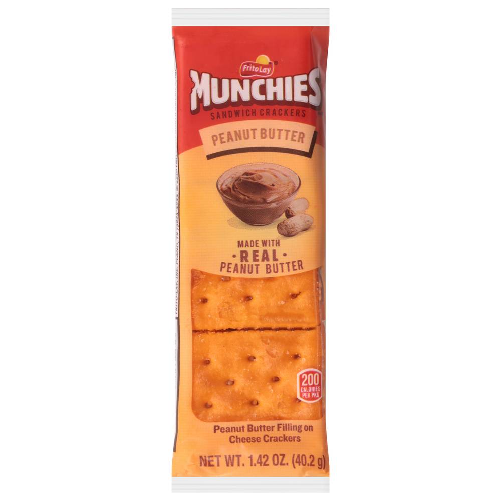 Munchies Sandwich Crackers, Peanut Butter (1.42 oz)