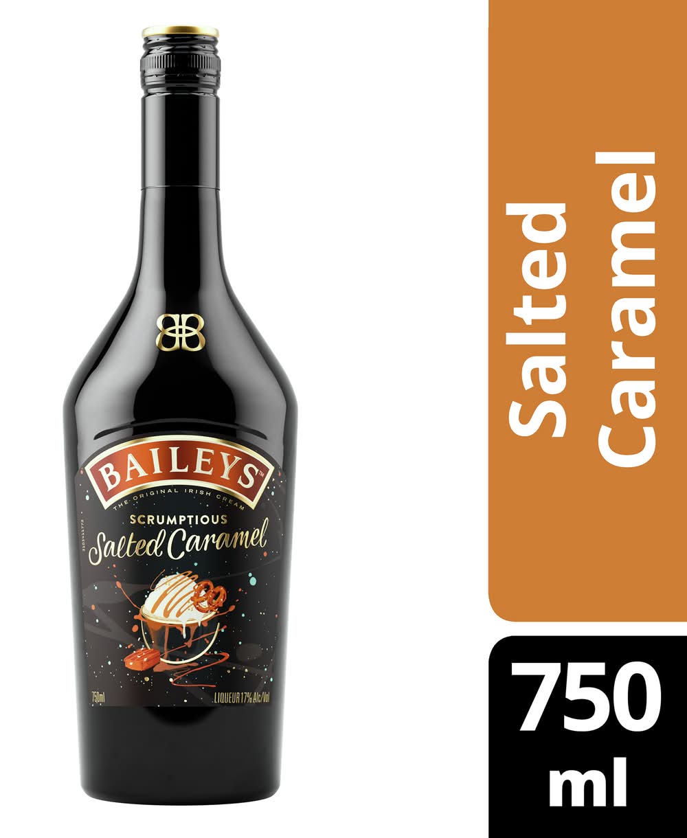 Baileys Scrumptious Irish Cream Liqueur, Salted Caramel (750 ml)