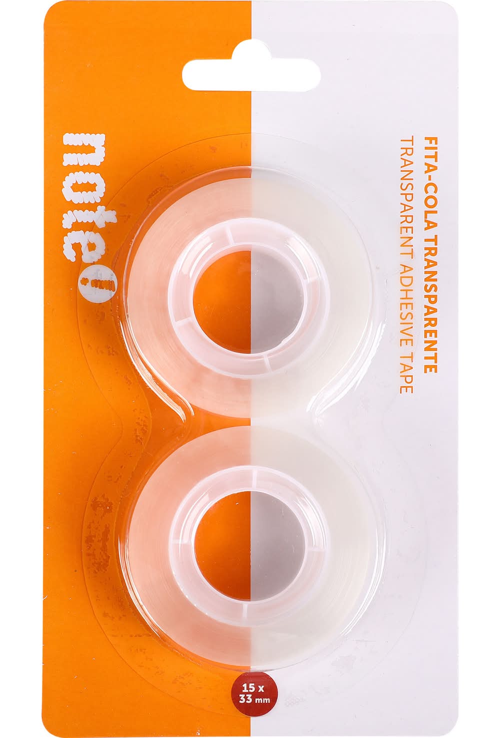 Fita Cola Transparente 15mm x 33m