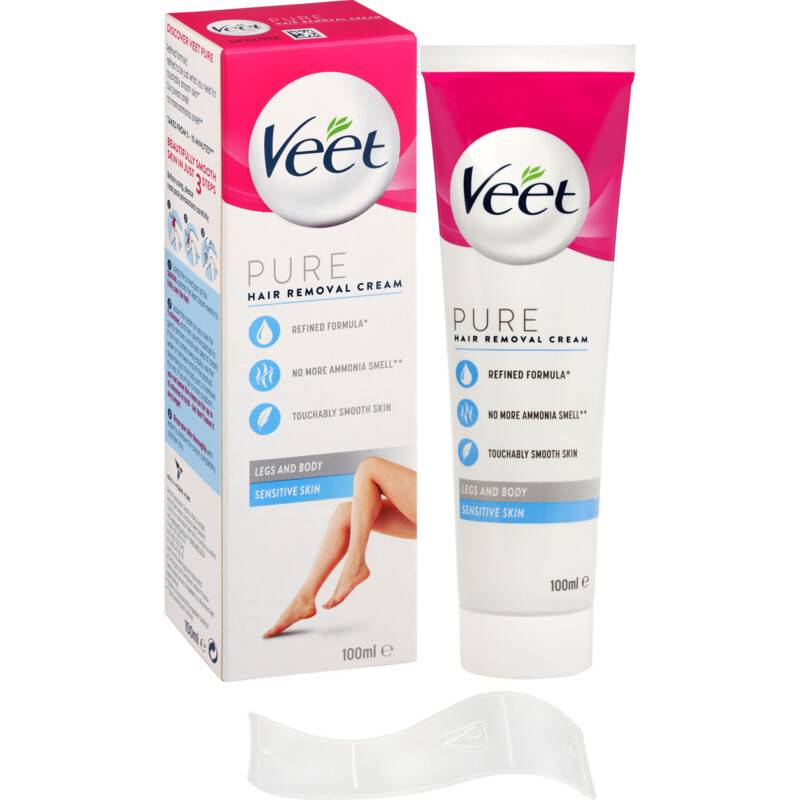 Veet Pure Hair Remover Cream Sensitive Skin 100ml