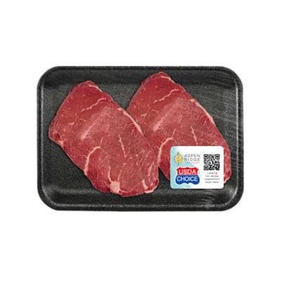 Aspen Ridge Natural Angus Usda Choice Beef Top Sirloin Steaks - 1.00 Lb