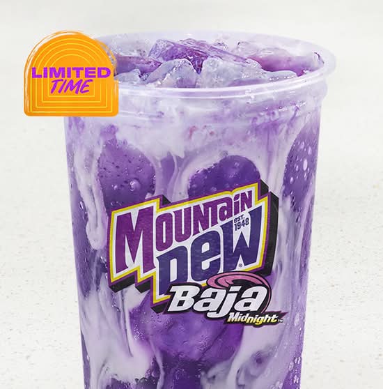 MOUNTAIN DEW BAJA MIDNIGHT™ dirty soda