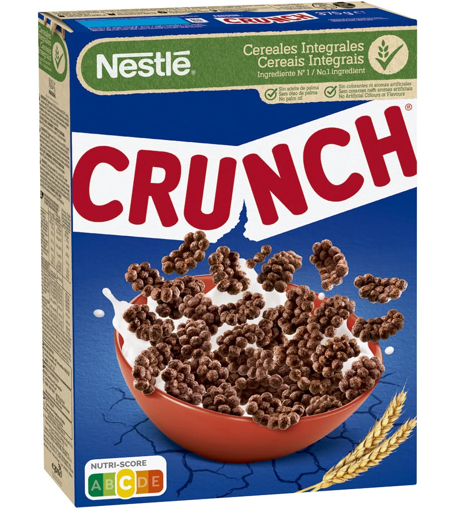 Nestlé - Cereais crunch 375g, embalagem de 380g