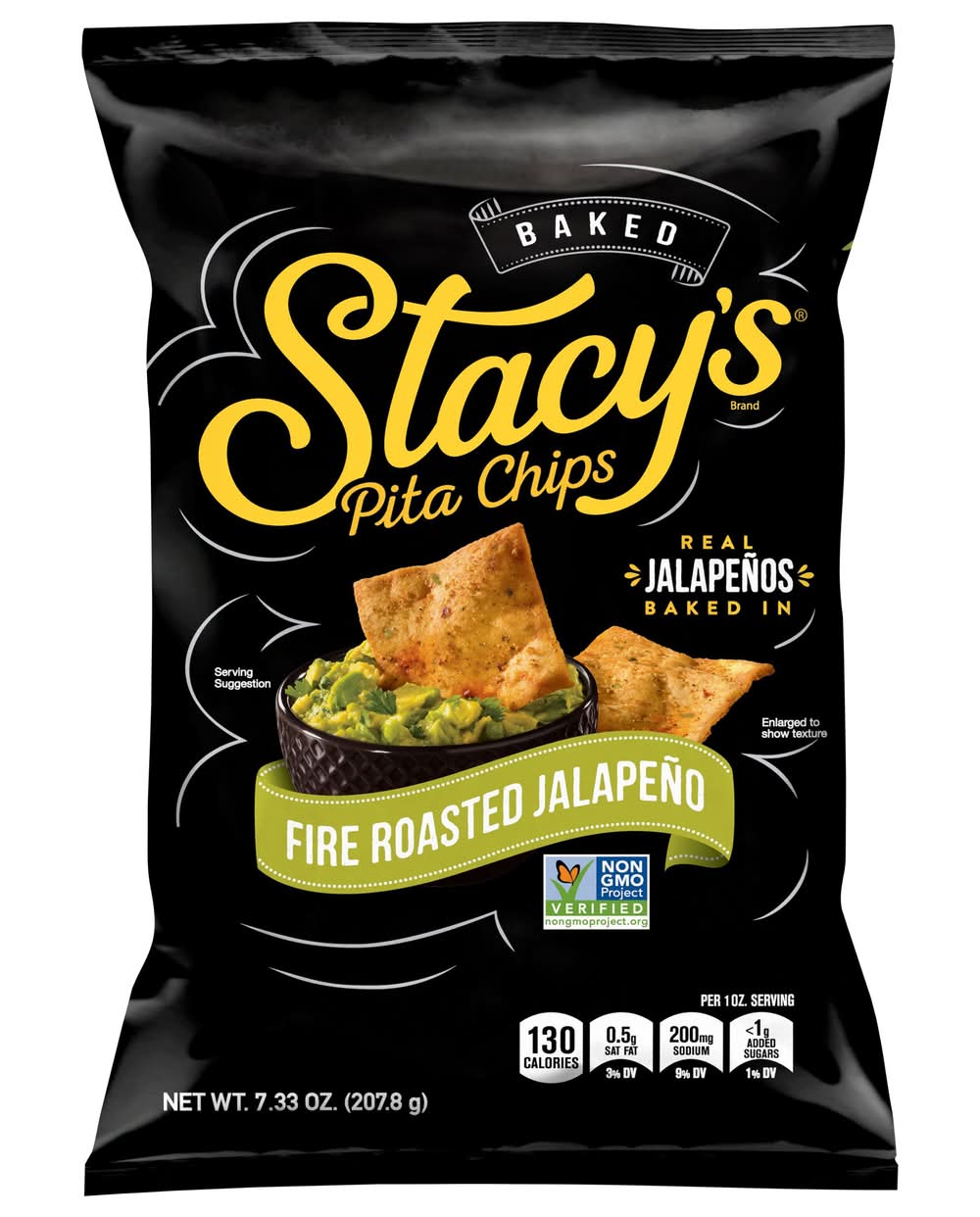 Stacy's Baked Pita Chips, Fire Roasted Jalapeno (7.33 oz)