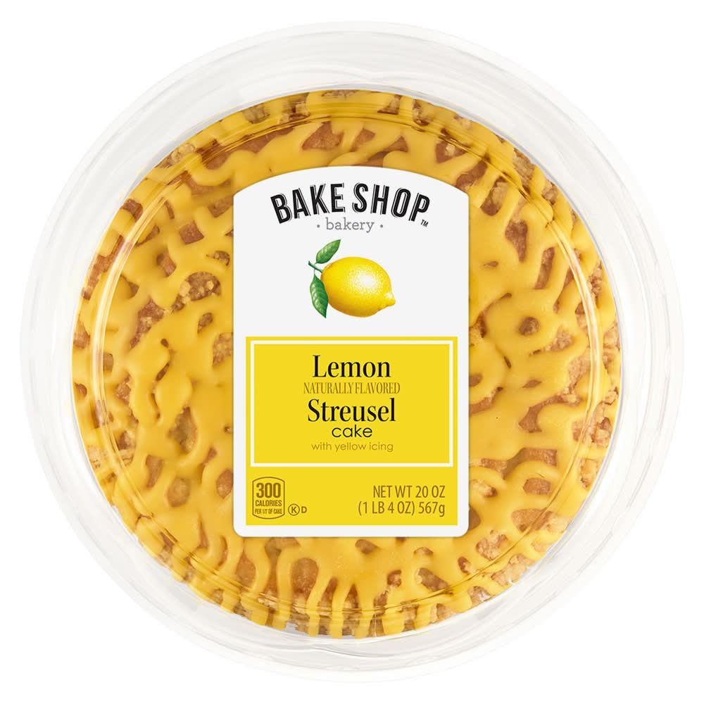 Bake Shop Lemon Streusel Cake
