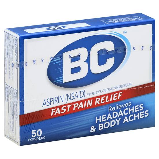Bc Aspirin Fast Pain Relief Powders