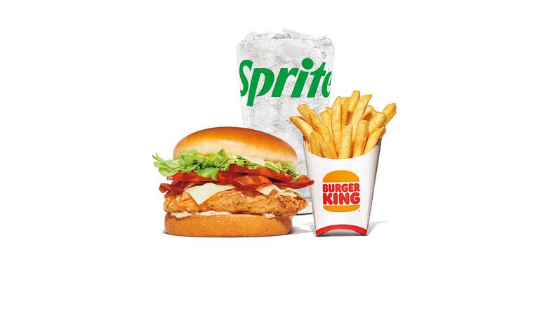 Bacon and Swiss BK Royal Crispy Chicken Meal