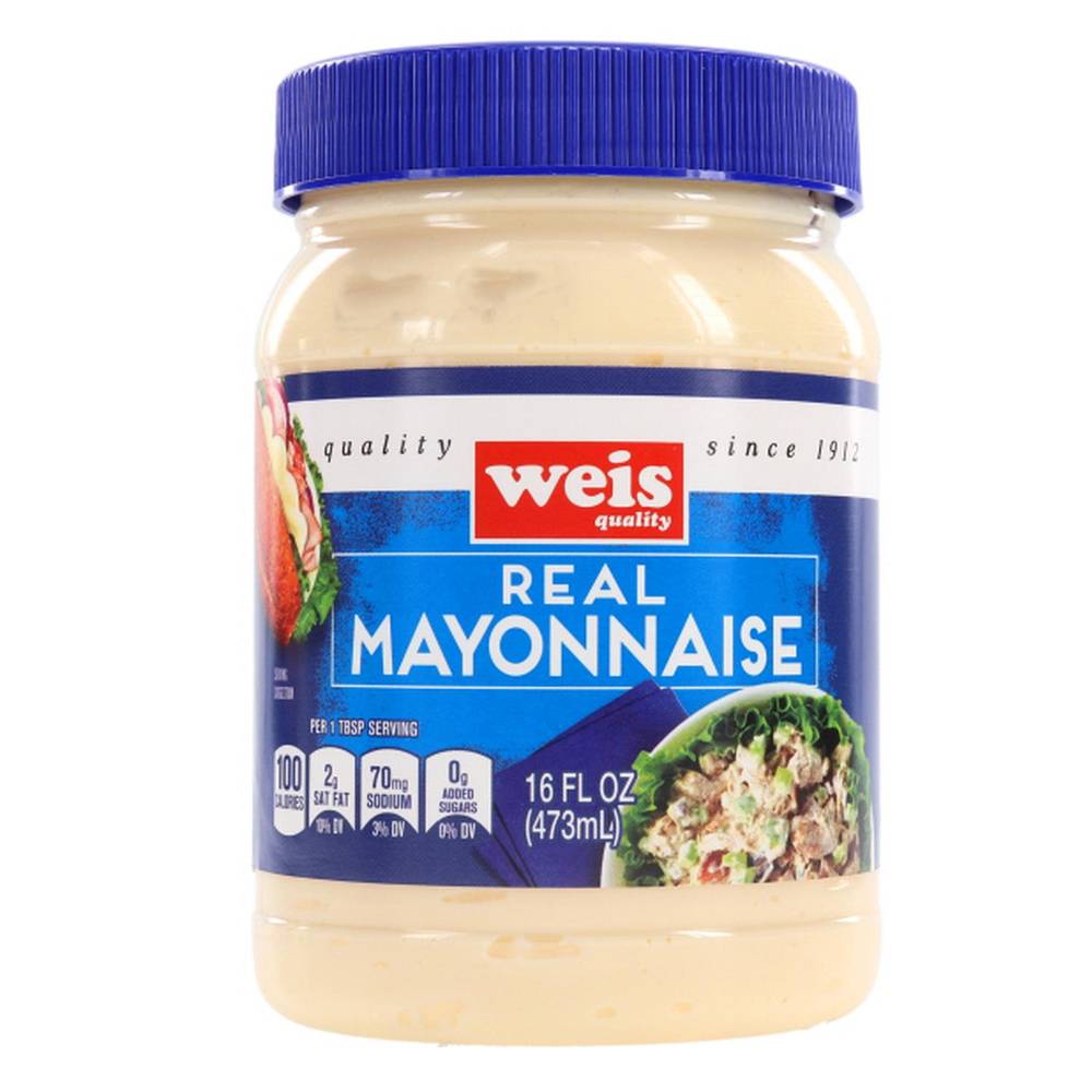 Weis Mayo Real Mayonnaise (16 fl oz)