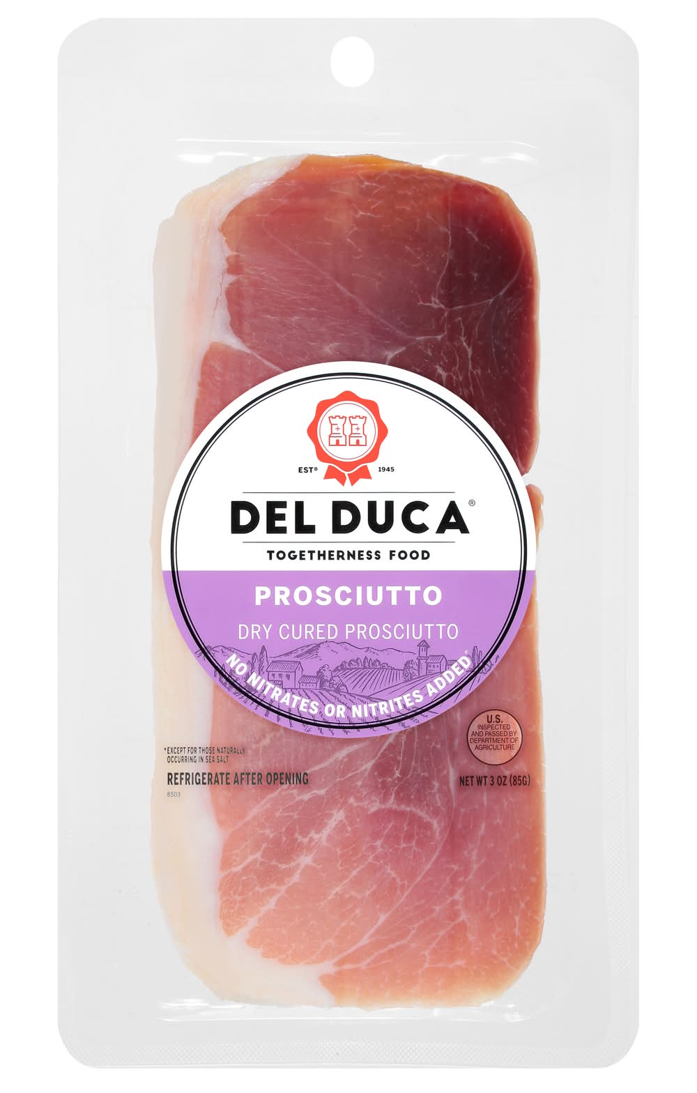Del Duca Dry Cured Prosciutto (3 oz)
