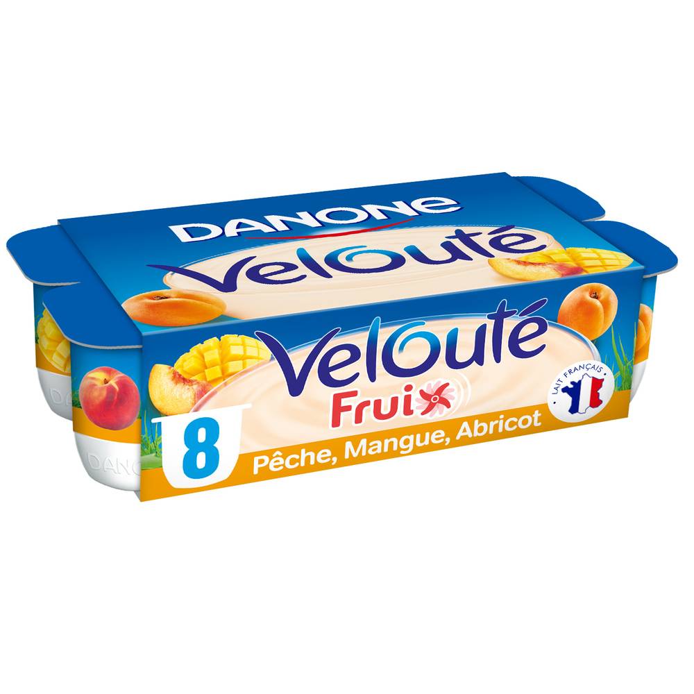 Danone - Velouté aux fruits yaourt (p�êche, mangue, abricot)