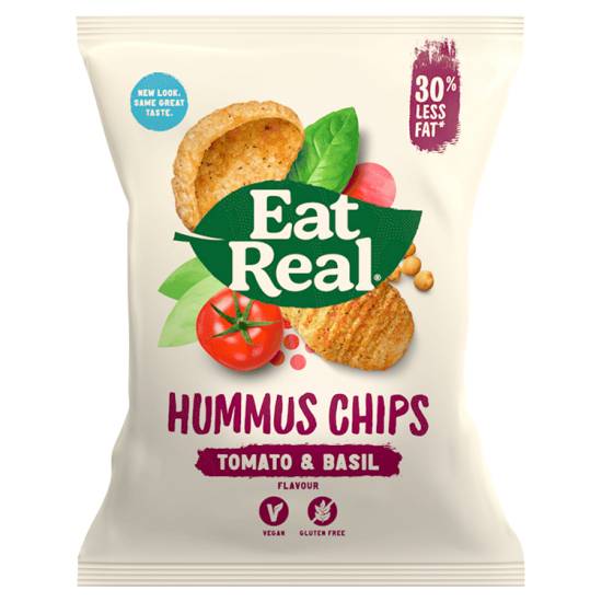 Eat Real Tomato & Basil Hummus Chips 45g