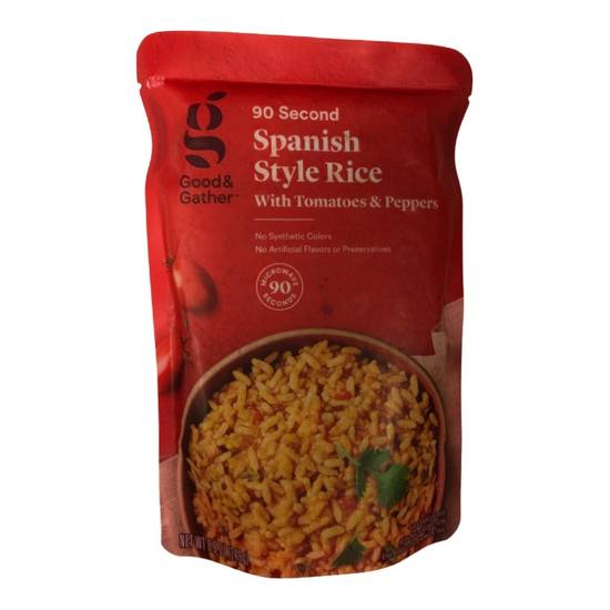 Good & Gather 90 Second Spanish Style Rice (tomatoes-peppers)