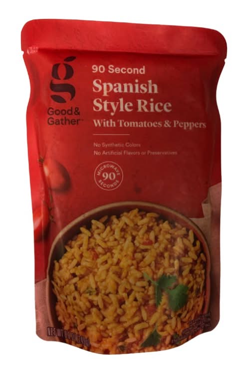Good & Gather 90 Second Spanish Style Rice, Tomatoes-Peppers (8.8 oz)
