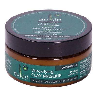 Sukin masque à l'argile détoxifiante super greens (100 ml) - super greens detoxifying clay masque (100 ml)