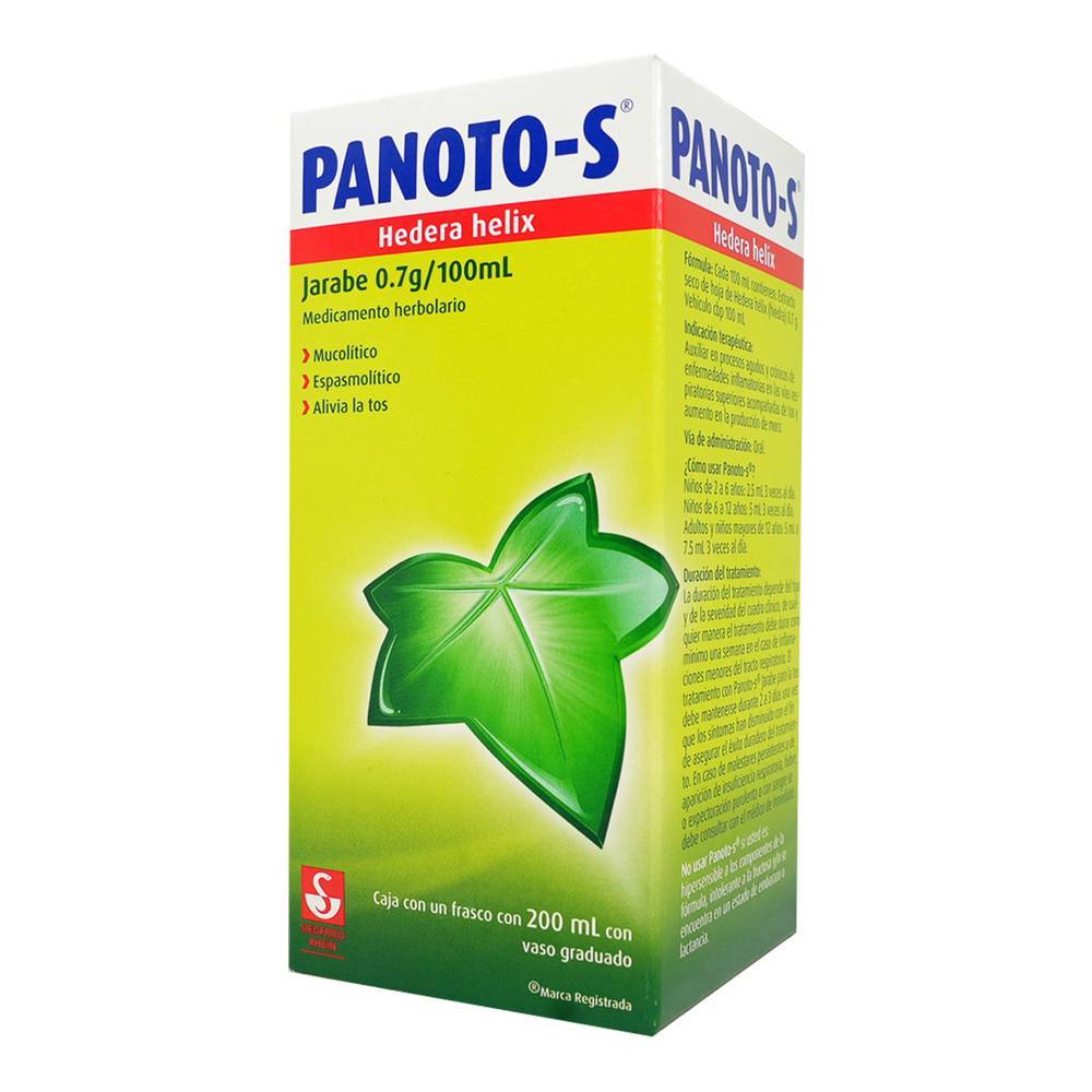 Siegfried Rhein · Panoto-s hedera helix jarabe 0.7 g/100 ml (200 ml)