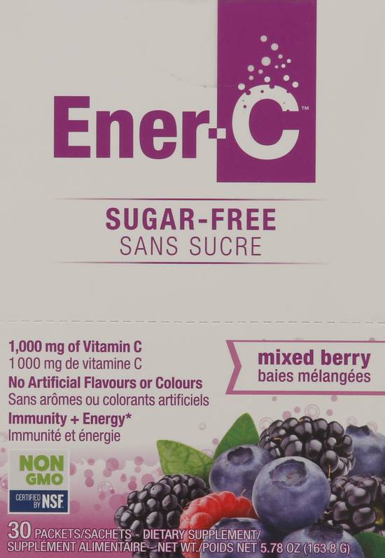Ener-C Sugar Free Mixed Berry Multivitamin Drink Mix (30 ct)