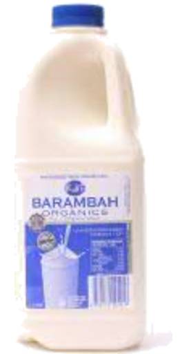 Barambah Organics Full Cream Milk (2L)