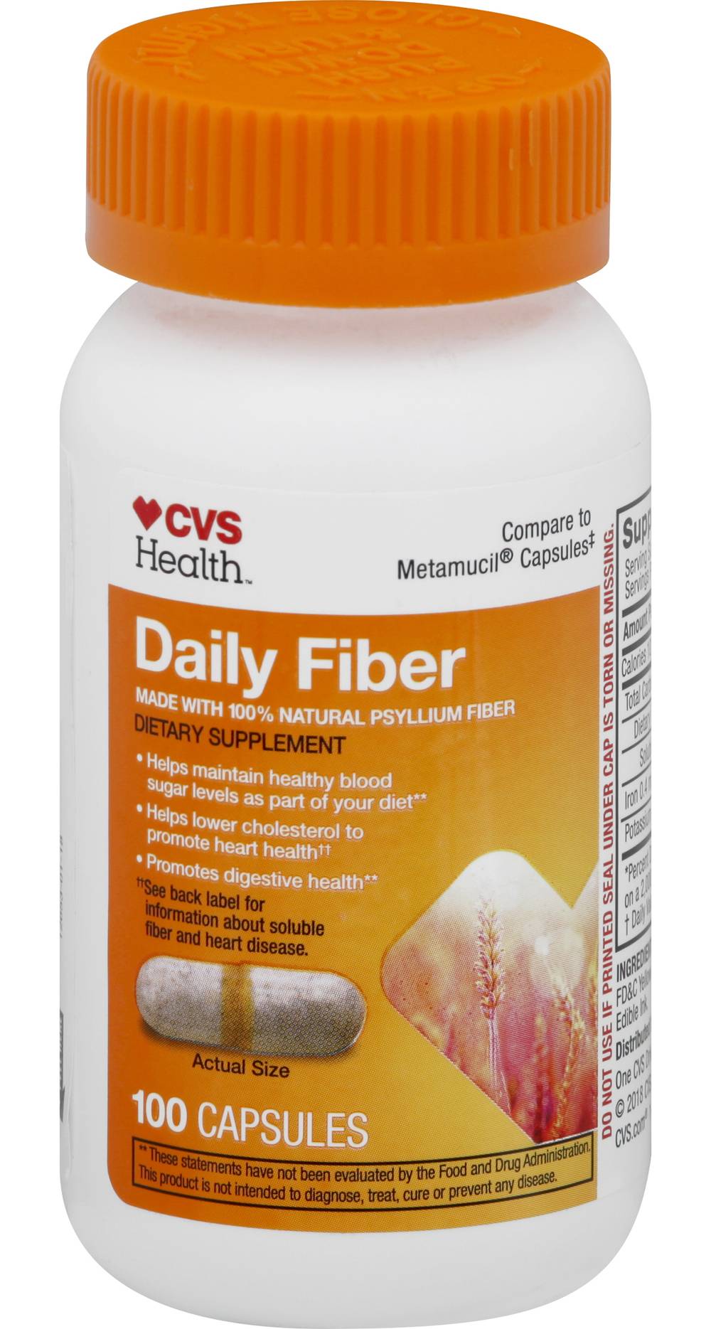 CVS Pharmacy Health Daily Fiber Capsules
