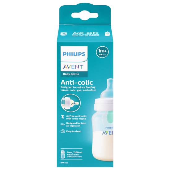 Philips Avent Anti-Colic 9 oz Baby Bottle (1 bottle)