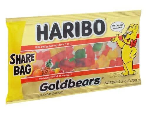 Haribo Gold Gummy Bears Share Size (5 oz)