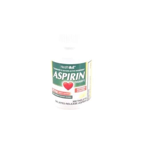 Healtha2z Enteric Coated Aspirin 81 mg (300 ct)