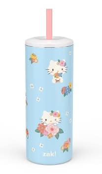 zak! Stainless Steel Vacuum Insulated Hello Kitty Straw Tumbler