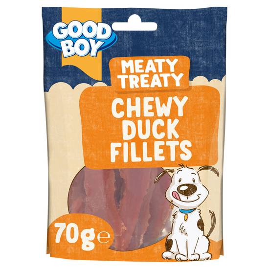 Good Boy Meaty Treaty Duck Fillet Dog Treats 70g