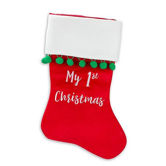 Pearhead "My First Christmas" Stocking