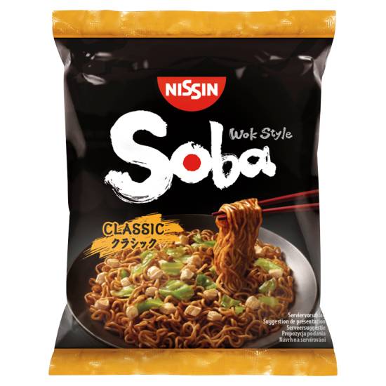 Nissin Soba Classic Instant Wok Style Noodles