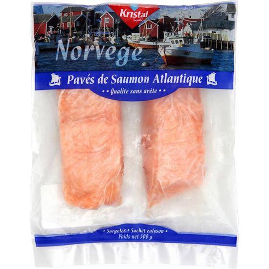 Pavés de saumon Atlantique KRISTAL - le sachet de 2 - 300 g