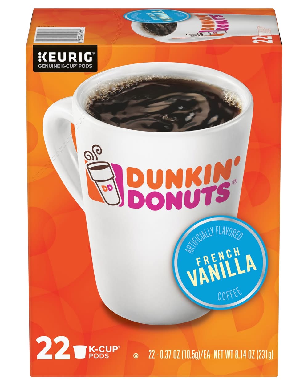 Dunkin' French Vanilla K-Cup Coffee Pod