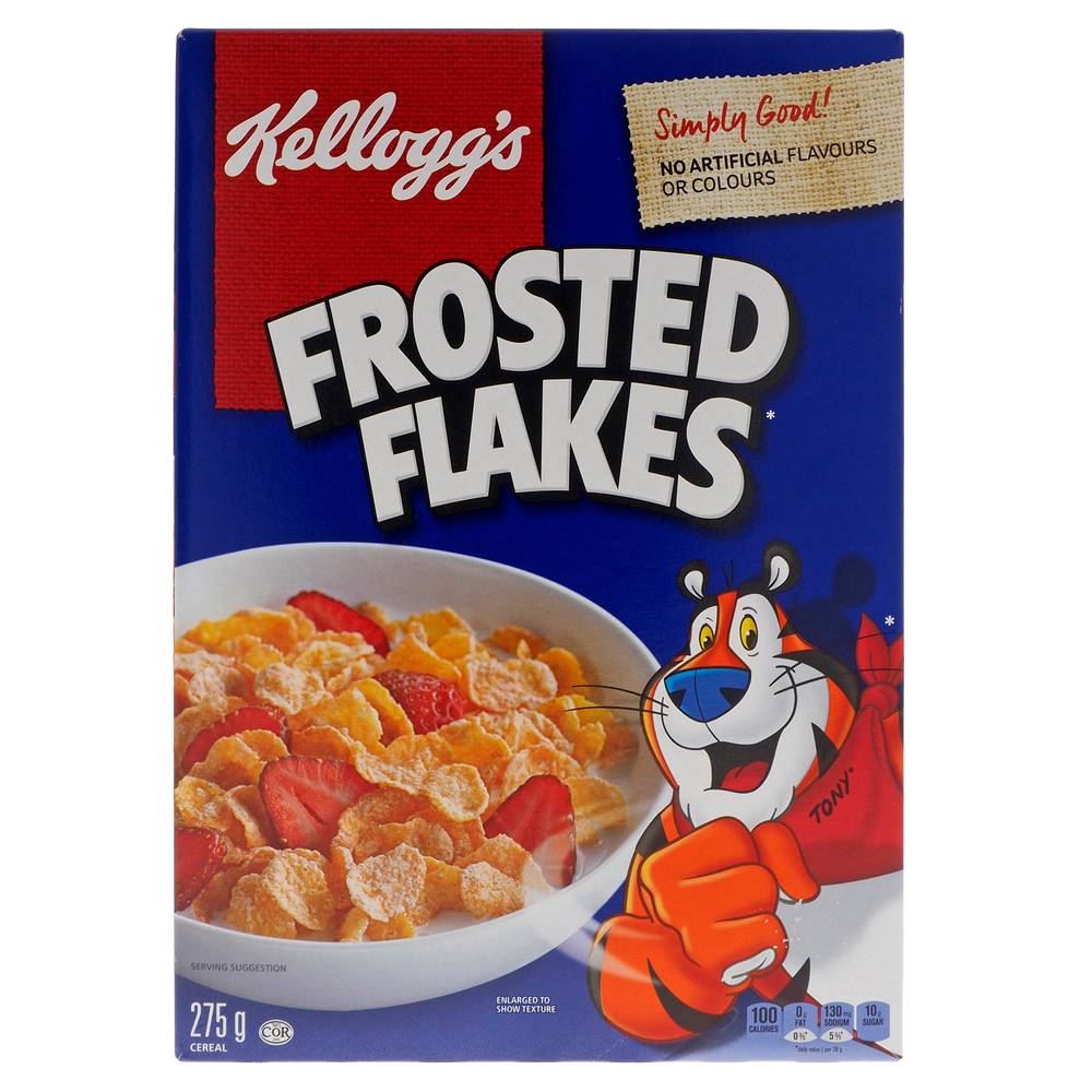 Kellogg's céréales floçons givrés - frosted flakes cereal (275 g)