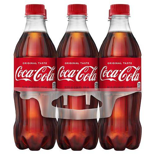 Coca-Cola Soda - 16.9 oz x 6 pack