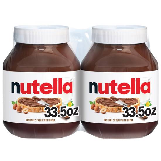 Nutella Hazelnut Spread With Cocoa (2 ct, 33.5 oz)