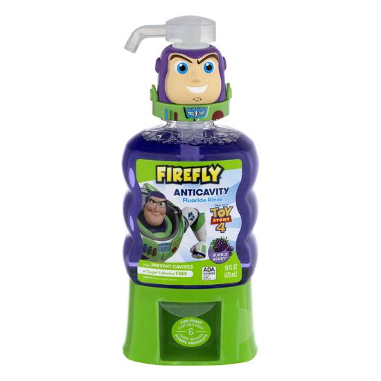 Firefly Toy Story 4 Bubble Berry Anticavity Fluoride Rinse (16 fl oz)