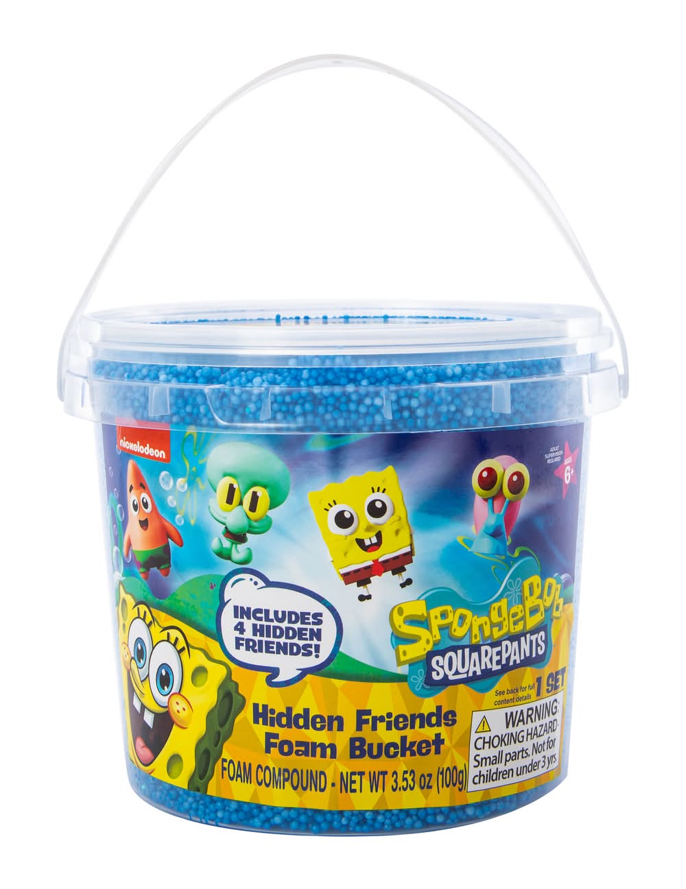 SpongeBob SquarePants Hidden Friends Foam Bucket