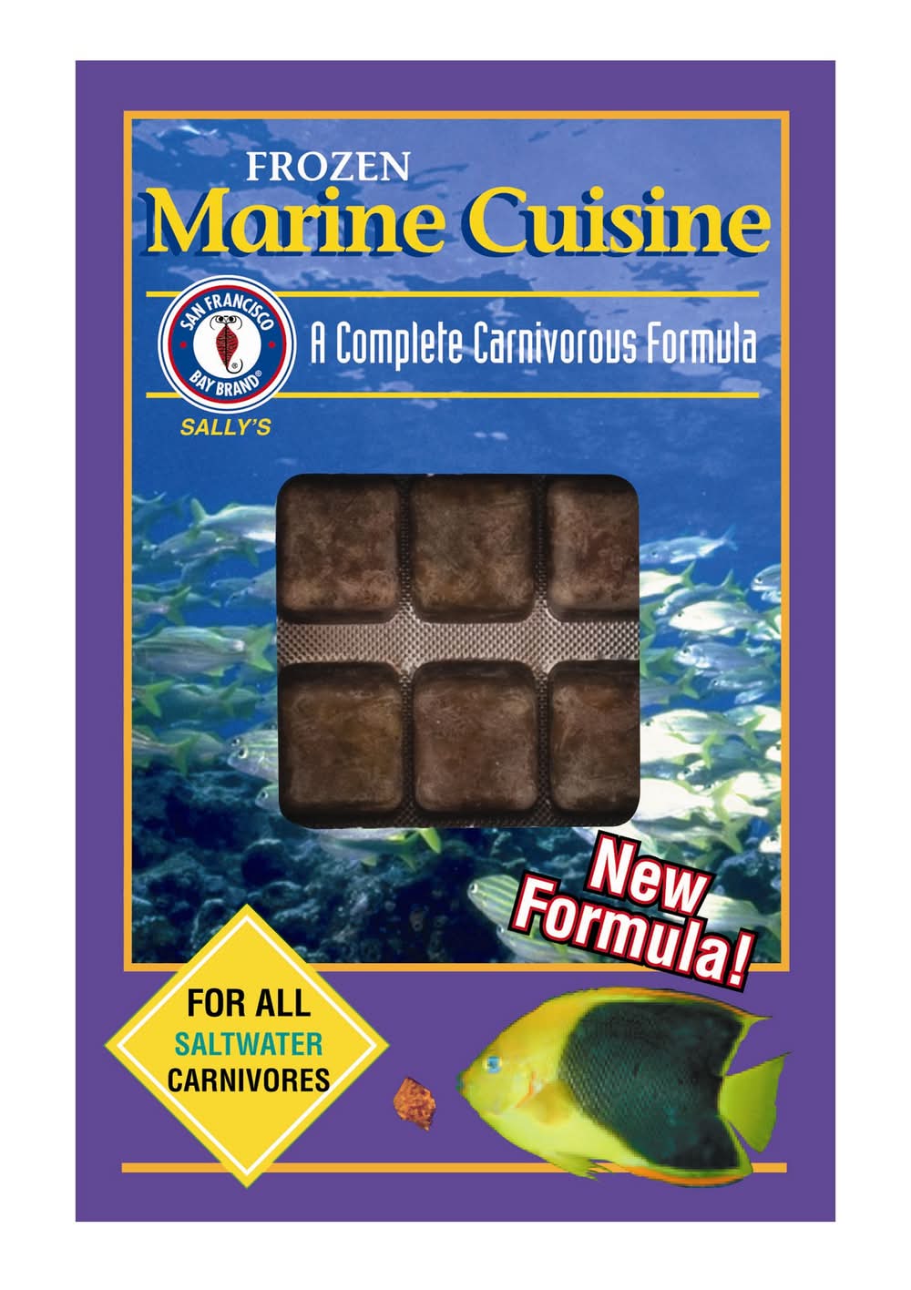 San Francisco Bay Brand® Marine Cuisine™ Frozen Fish Food for Saltwater Fish (Size: 3.5 Oz)