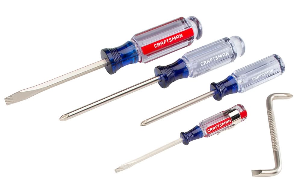 CRAFTSMAN 5 -Piece 4-in Screwdriver Set