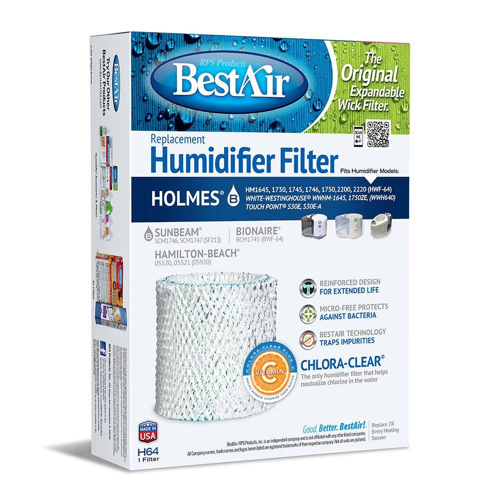 BestAir Replacement Humidifier Filter | H64