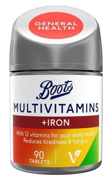 Boots Multivitamins With Iron (90 pack)