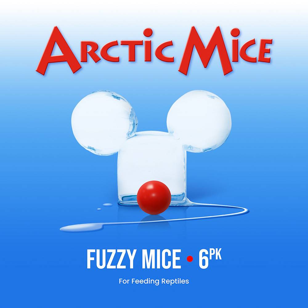 Arctic Mice Frozen Fuzzy Mice (Size: 6 Count)