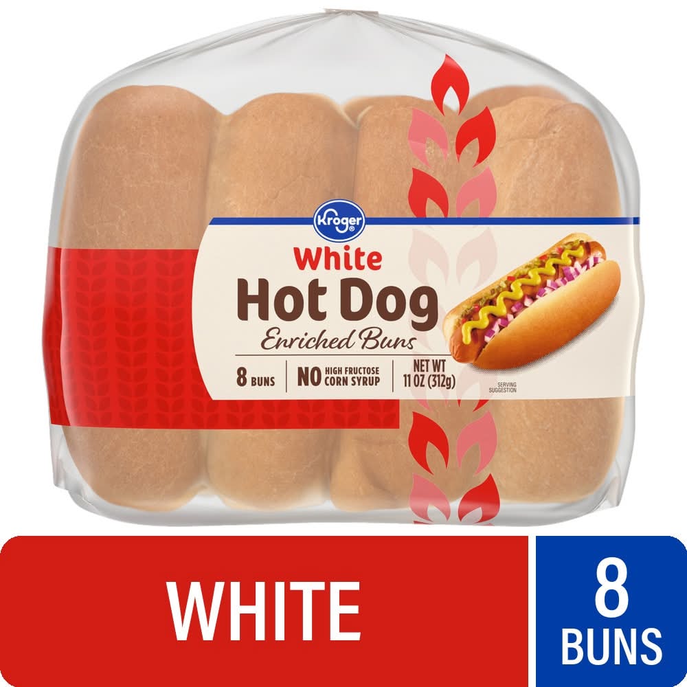 Kroger® Hot Dog White Enriched Buns